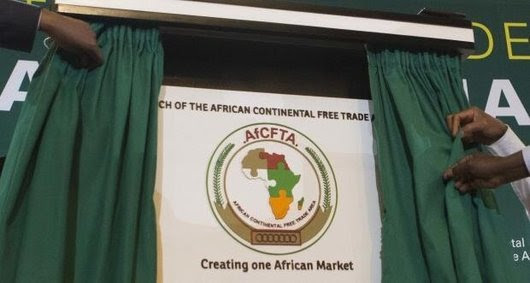 AfCFTA The Africa Continental Free Trade Area, AFCFTA, has made giant strides in ensuring effective intra Africa trade following a number of ground breaking decisions made by the Council of Ministers of Trade of AU member states. These include a One-billion-dollar Adjustment Fund and a 1.2 Billion Automobile Fund.