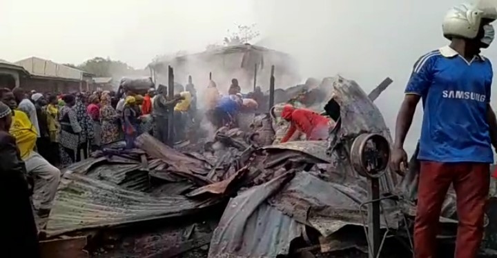 Fire guts Aboabo Market in Tamale