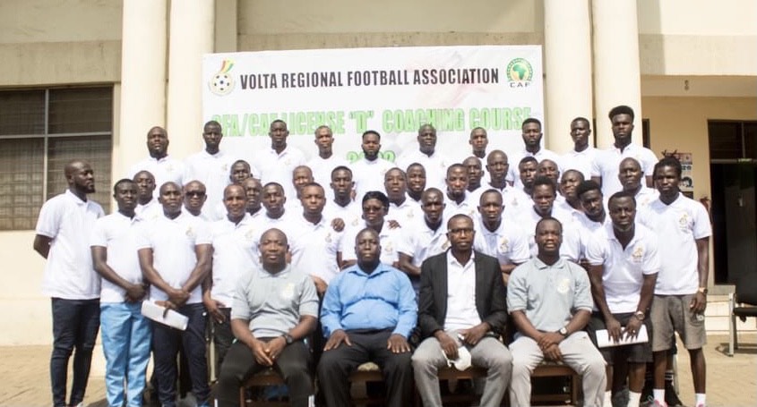 Ghana FA License D Coaching Course Ends in the Volta Region