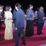 25. President Akufo-Addo (2nd from right), exchanging pleasantries from some of the diplomats and their pouses at the event