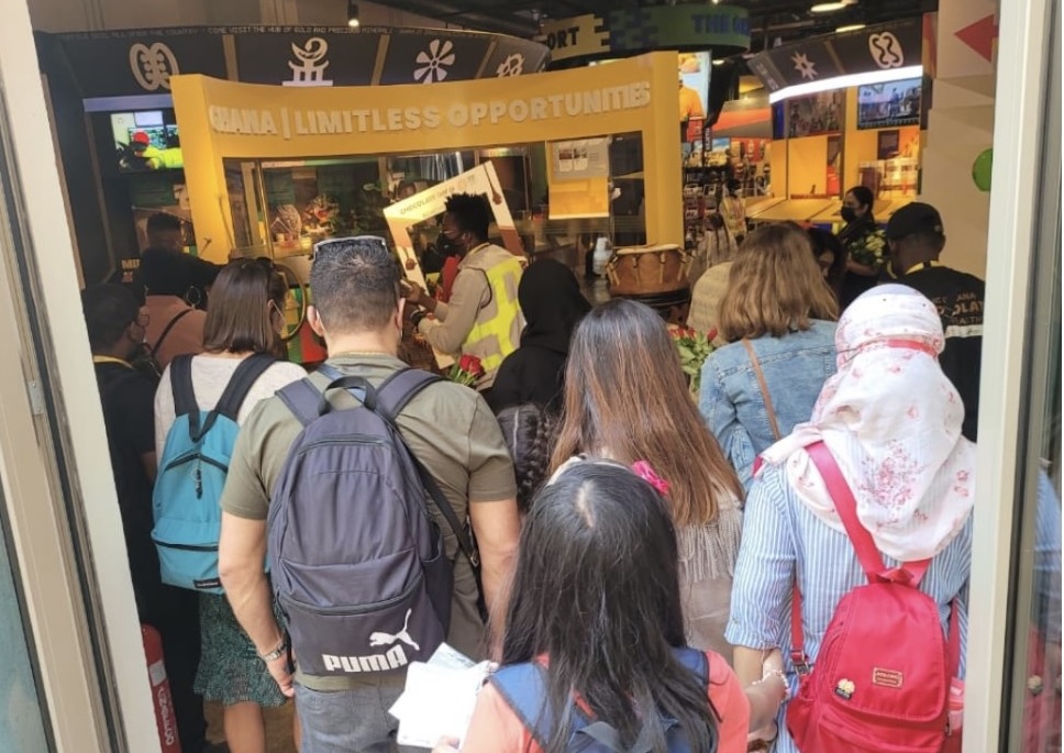 Mad rush for Ghana Chocolate at Dubai Expo