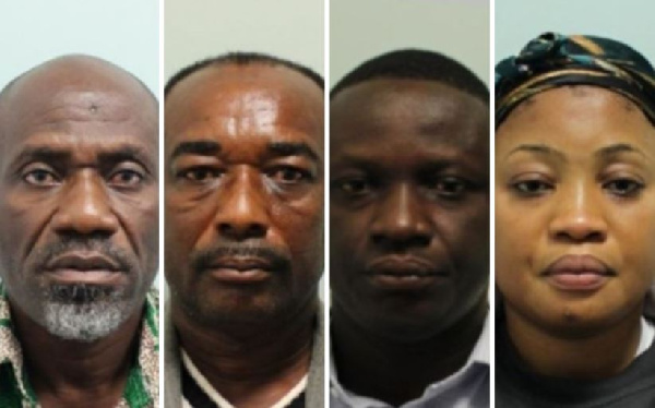 Four member Ghanaian drug syndicate jailed in United Kingdom