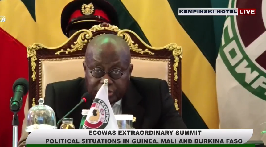 ECOWAS Heads meet in Accra over Mali, Burkina Faso and Guinea