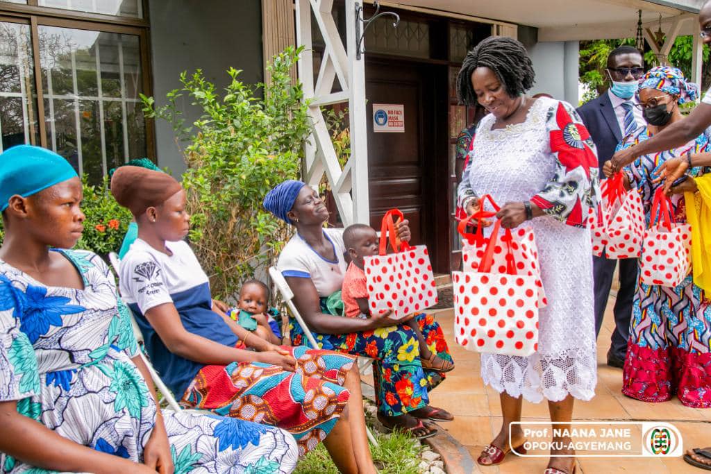 Prof. Naana Jane Opoku-Agyeman provides Ramadan gift to Head Potters