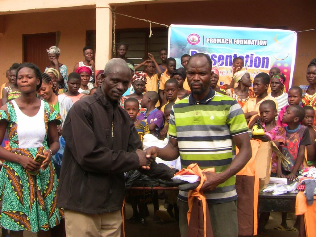 BONGO-SOE: PROMACH Foundation supports Agomo Primary with Uniforms, Footwears