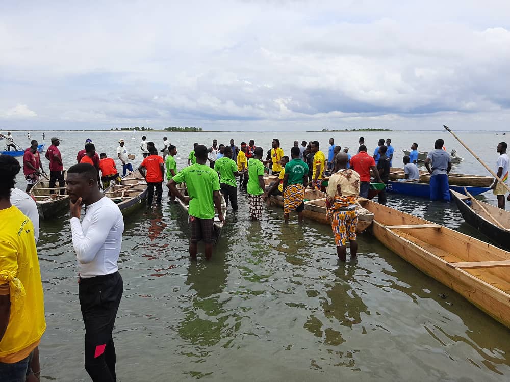 Regatta competition at Vodza-Adzido on Keta Lagoon: One of its kind