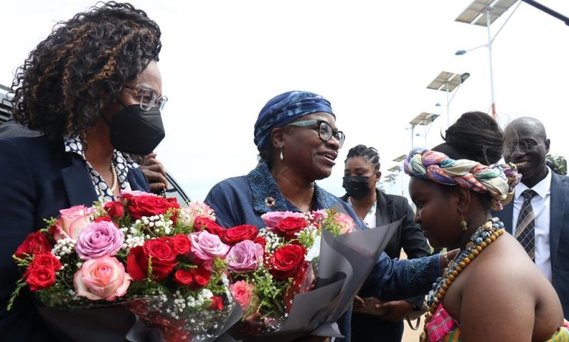 UN Under-Secretary General Dr. Natalia Kanem arrives in Ghana