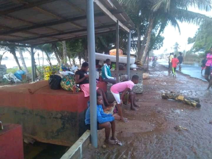 Tidal waves again wreak havoc; residents rendered homeless