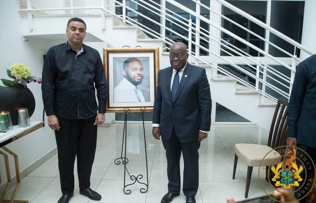 President Akufo-Addo commiserates with Bishop Dag Heward-Mills and family