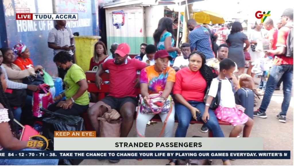 Accra: Passengers stranded at Tudu lorry terminal as Easter festivities begin