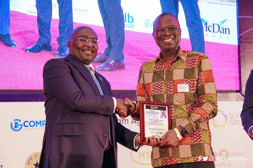 CEO of Volta River Authority, VRA took the overall CEO of the year