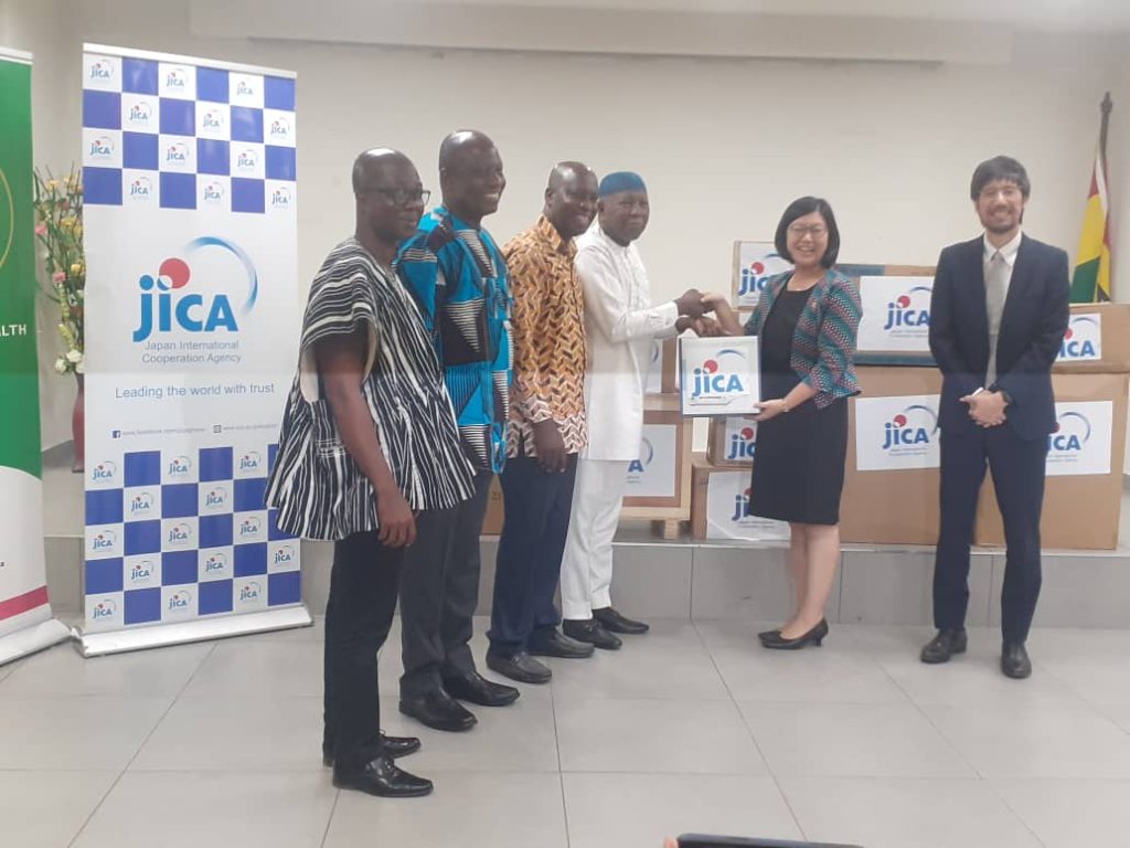 Health Ministry receives medical equipment from JICA to sustain Ghana's Covid-19 emergency Apparatus