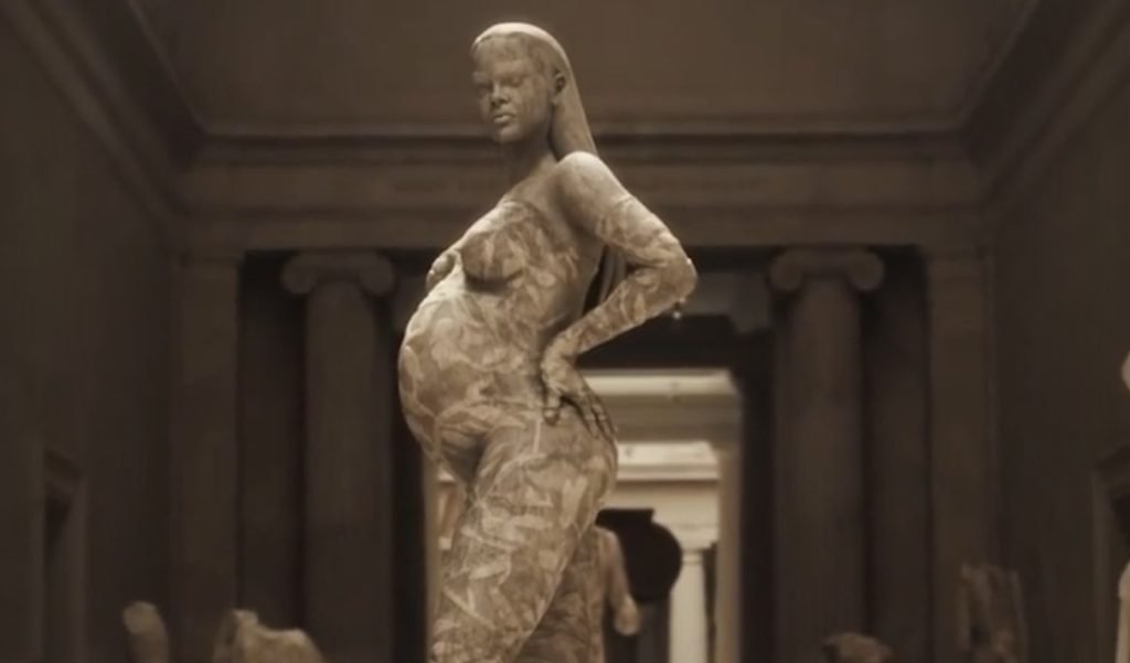 Rihanna honoured with marble statue at MET gala 2022