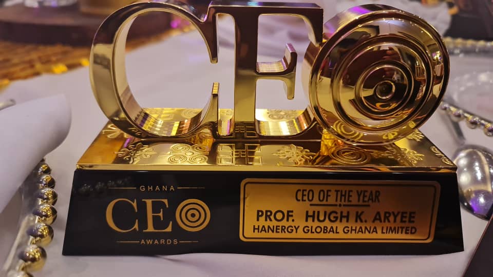 Prof Hugh Aryee adjudged COO of the Year at Ghana CEO Awards