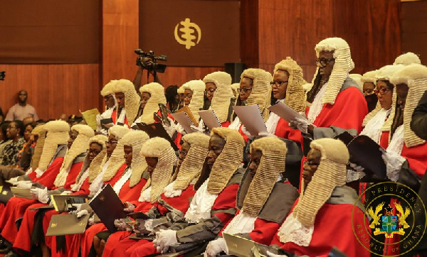 President Akufo-Addo swears in two new Supreme Court Justices