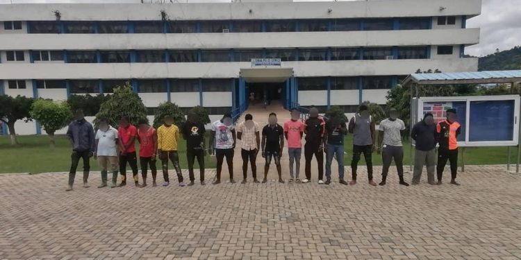 Police arrest 16 suspects