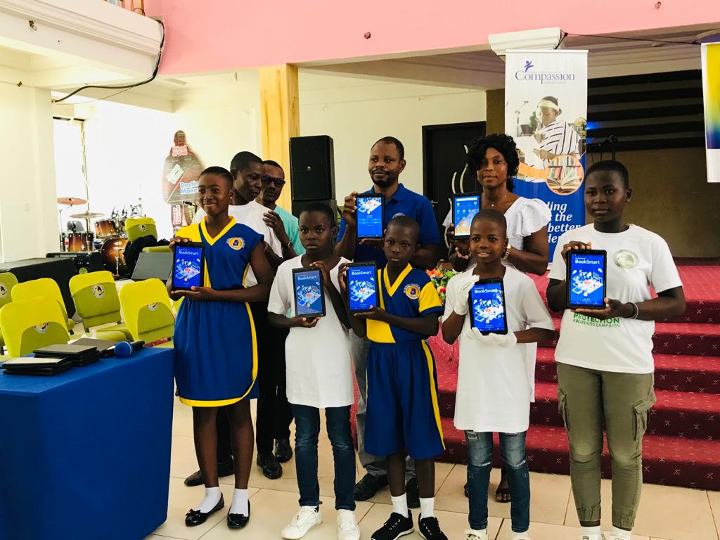 Compassion International Ghana outdoors new digital literacy tools for children