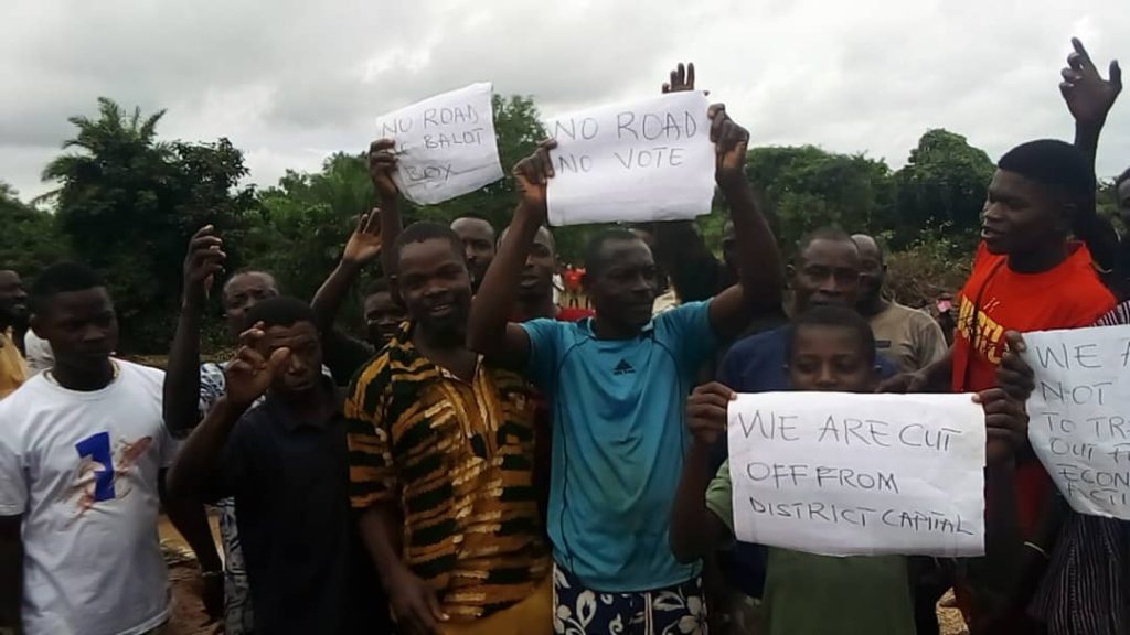 Residents of Nkwanta South stranded after Bridge collapse