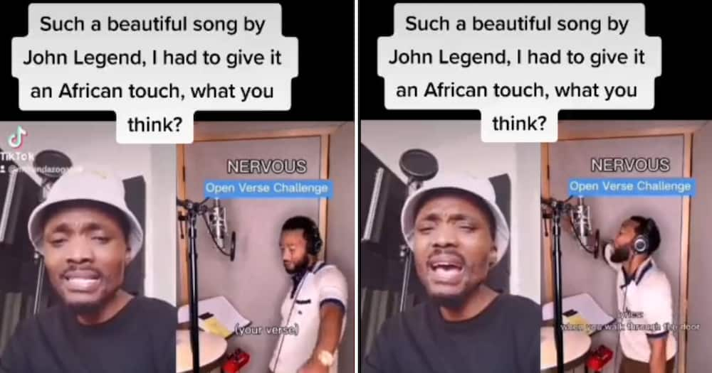 South African singer 'wins' John Legend's challenge