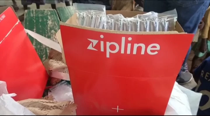 Zipline's first medical logistics delivery