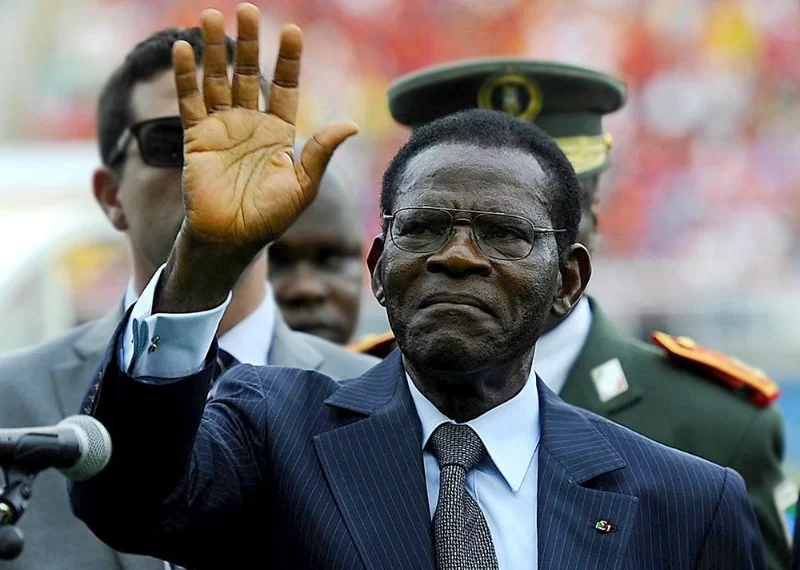 Equatorial Guinea's President Teodoro Obiang Nguema Mbasogo, who has ruled the West African country for 43 years, launched his bid for a sixth term on Thursday.