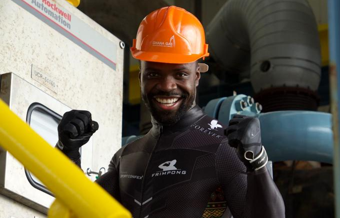 Ghana's first skeleton Olympian