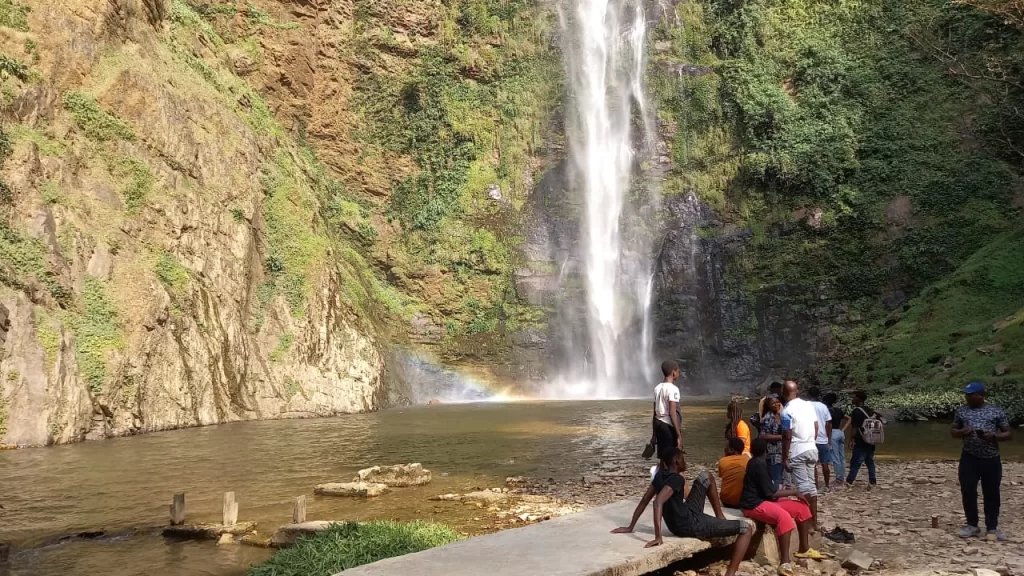 Tourists throng Wli waterfalls in Volta Region