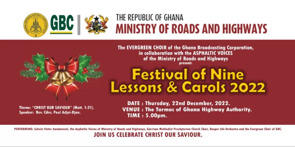 GBC, Roads and Highways Ministry hold festival of nine lessons, carols tonight