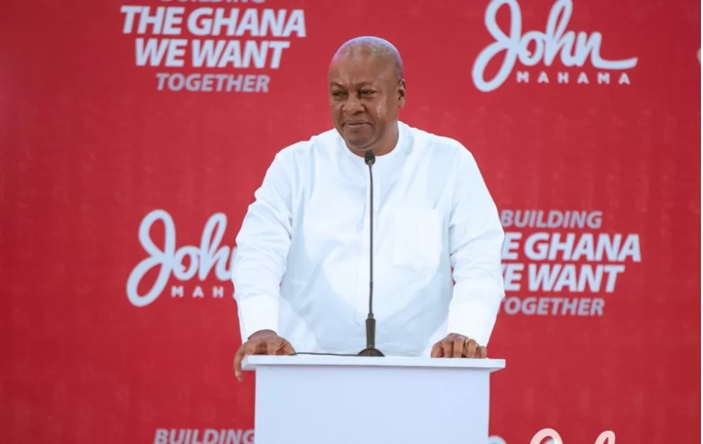 John Mahama takes campaign to Bono East Region