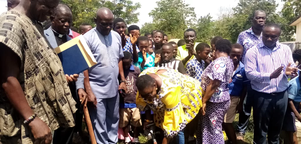 Tano North MP drills boreholes to mark World Water Day