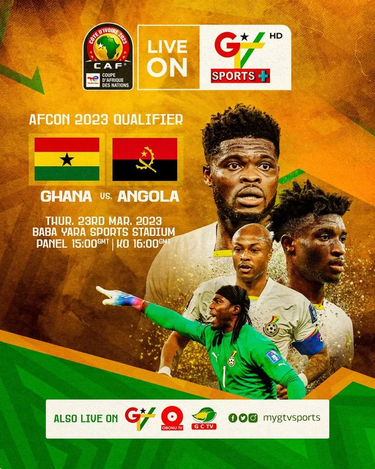 AFCON qualifier: Ghana Black Stars to play Angolan counterparts today