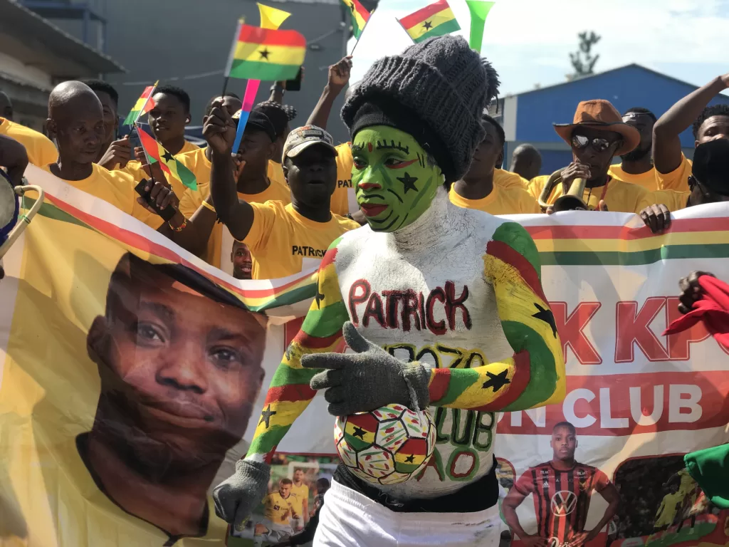 AFCON QUALIFIERS: Aflao Community Show Massive Support for Patrick Kpozo in Kumasi