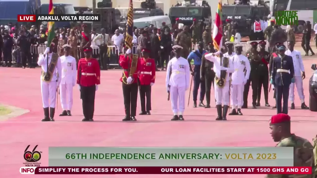 Volta Region hosts 66th Independence Day National Parade in Adaklu