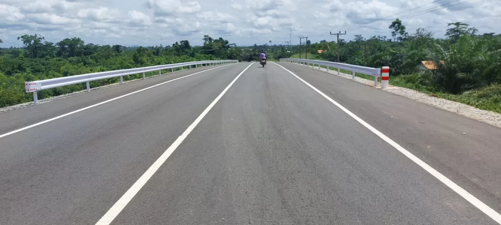 Road Minister inspects work on Assin North road project; refutes claims of vote buying