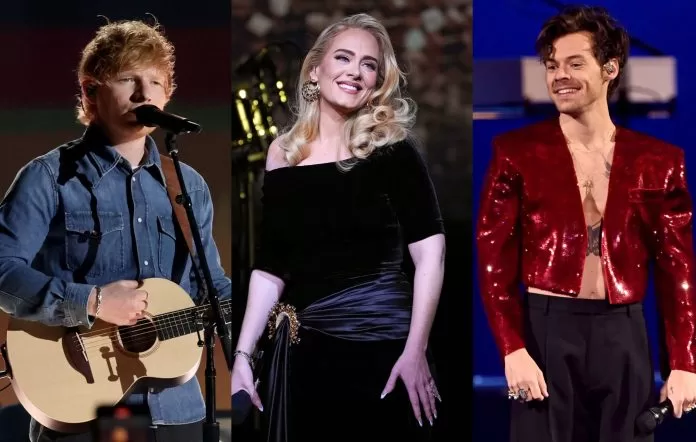 Ed Sheeran, Adele and Harry Styles among richest Britons under 35