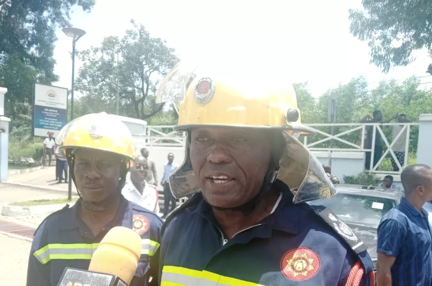 Fire Service tests fire outbreak contingency plan on NCA building in Ho