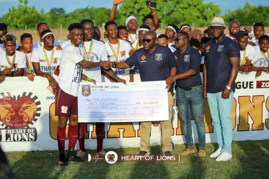 Heart of Lions FC Officially Crowned 2022/2023 Champions of Access Bank Division One League, Zone 3