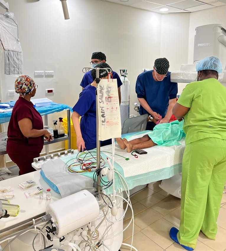 University of Ghana Medical Centre undertakes first cardiac catheterization surgery on 3 children