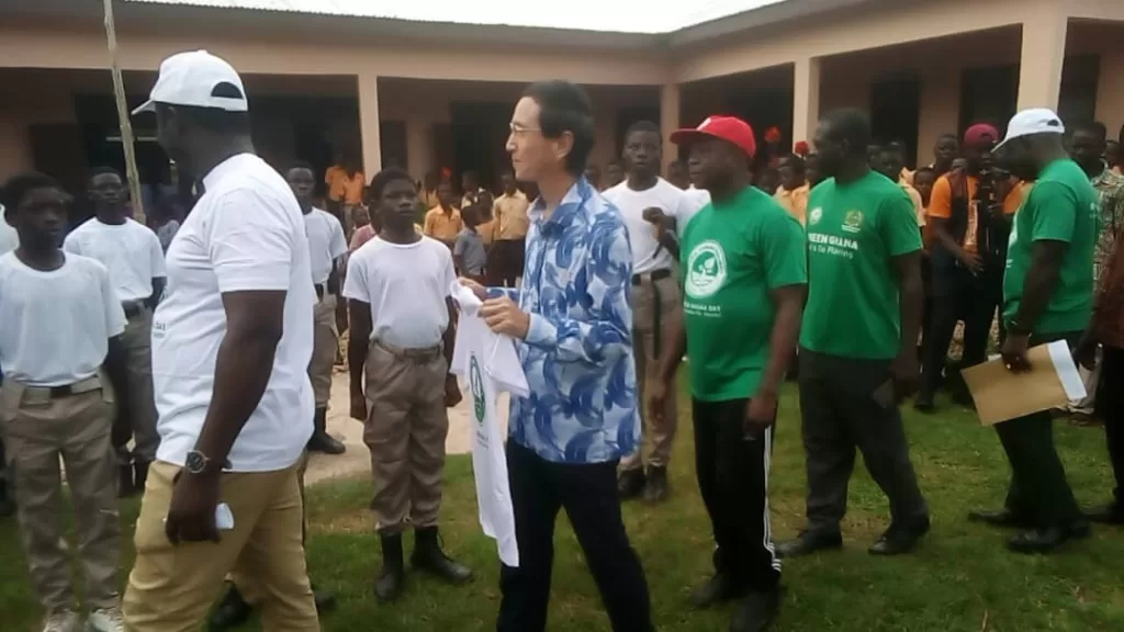 Japanese Ambassador to Ghana joins Nkwanta South on Green Ghana Day