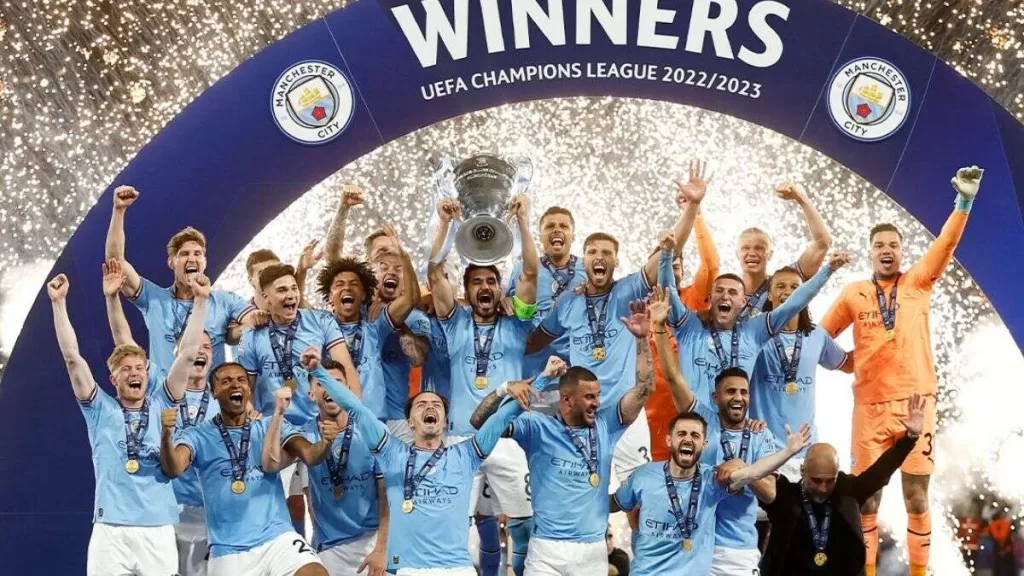 Man City claim Treble with Champions League win