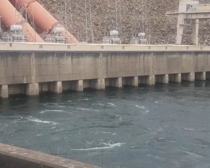 Water level in Akosombo Dam receding