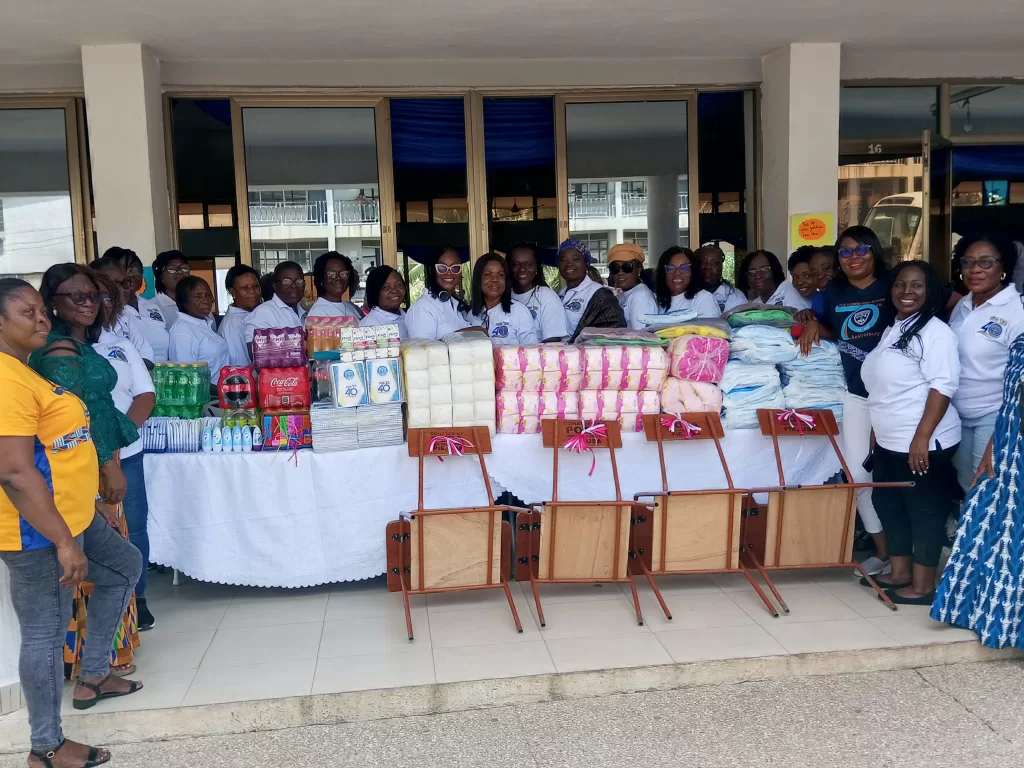 POGA 83' group donates learning desks & materials to Ola SHS to enhance learning