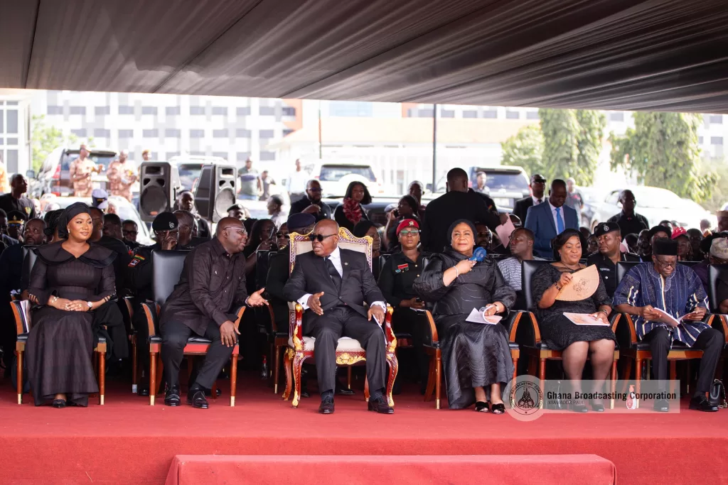 Photos: Dignitaries At The Funeral of Ghana's Former First Lady Theresa Kufuor