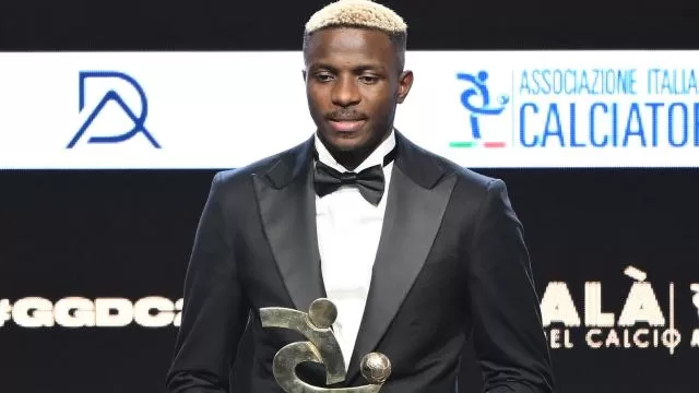 Victor Osimhen: Nigeria striker wins Italian player's player of the year award