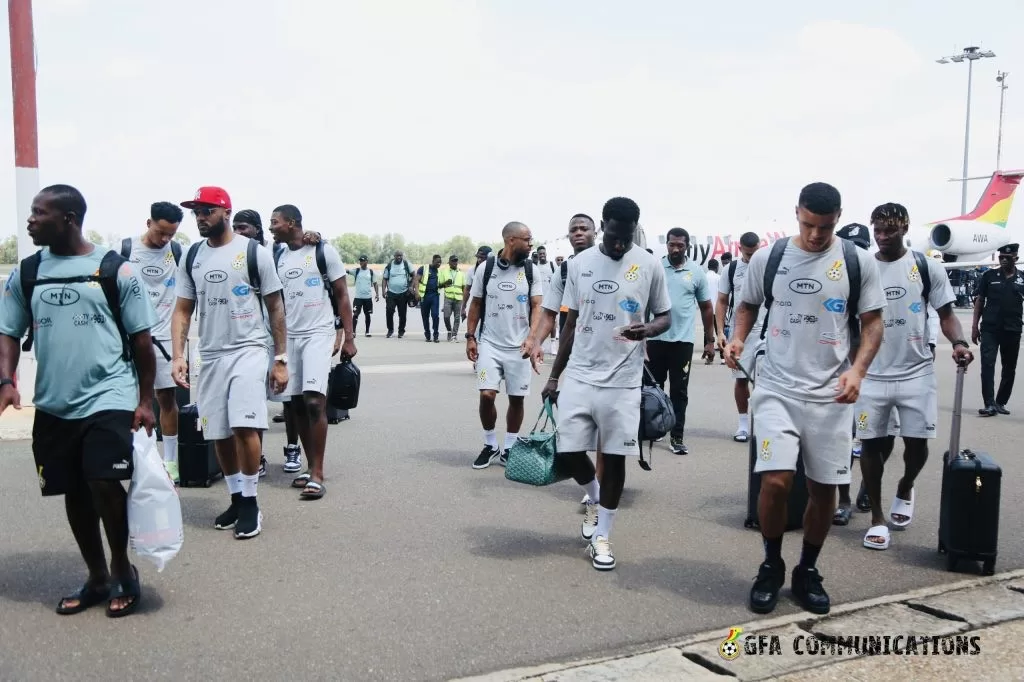 Black Stars arrive in Kumasi ahead of AFCON 2023 preparation