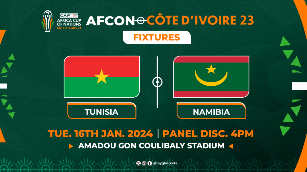 TUNISIA VS NAMIBIA - AFCON 2023