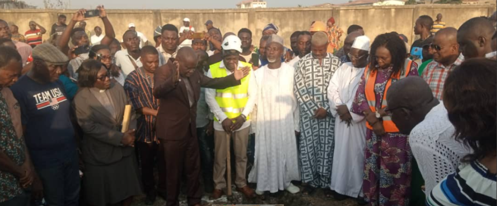 Ledzokuku MP breaks ground for construction of Teshie Polyclinic