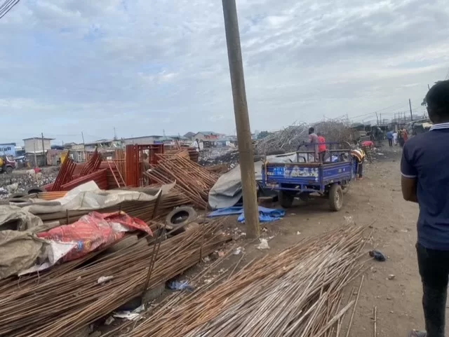 Waste pickers at Agbogbloshie