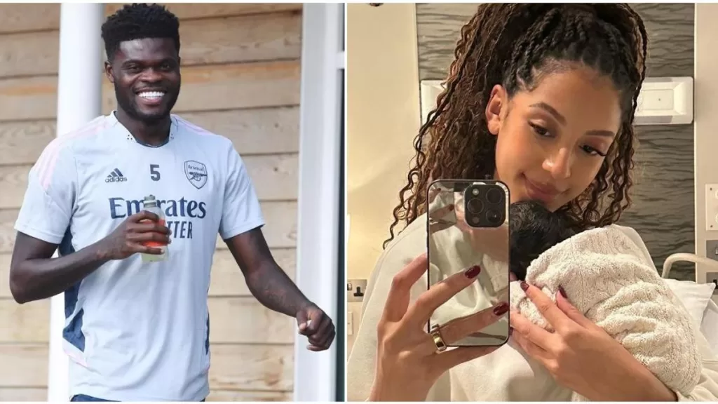 Thomas Partey, girlfriend welcome baby girl