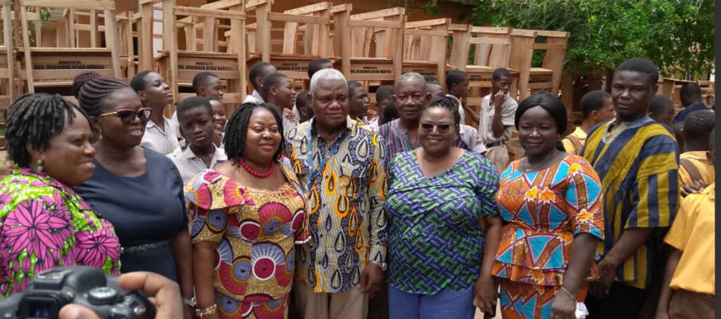 Ledzokuku MP donates desks, roofing sheets to schools within constituency